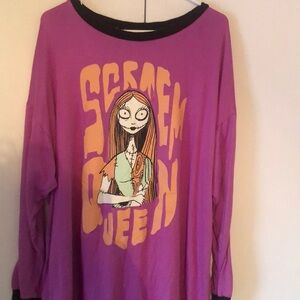 Halloween Disney The Burtons the Nightmare Before Christmas scream T-shirt